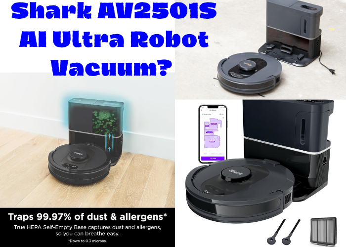 Shark AV2501S AI Ultra Robot Vacuum!