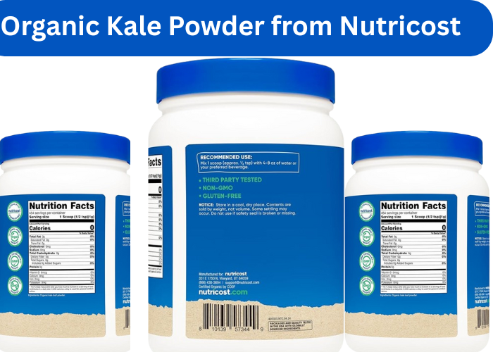Organic Kale Powder from Nutricost!