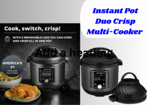 Instant Pot Duo Crisp Multi-Cooker with 2 Removable Lids (Pressure Cook + Air Fry) – One-Pot Meals that Cook then Crisp